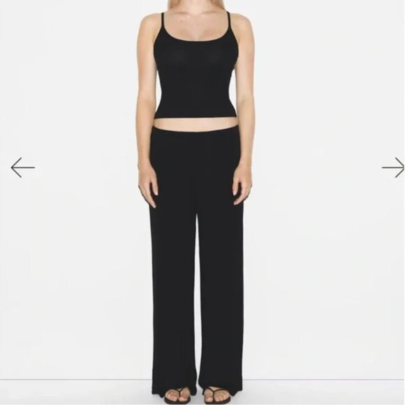 NWT Skims Soft Lounge Tank Sleep Set Size XXS Onyx - Picture 1 of 15